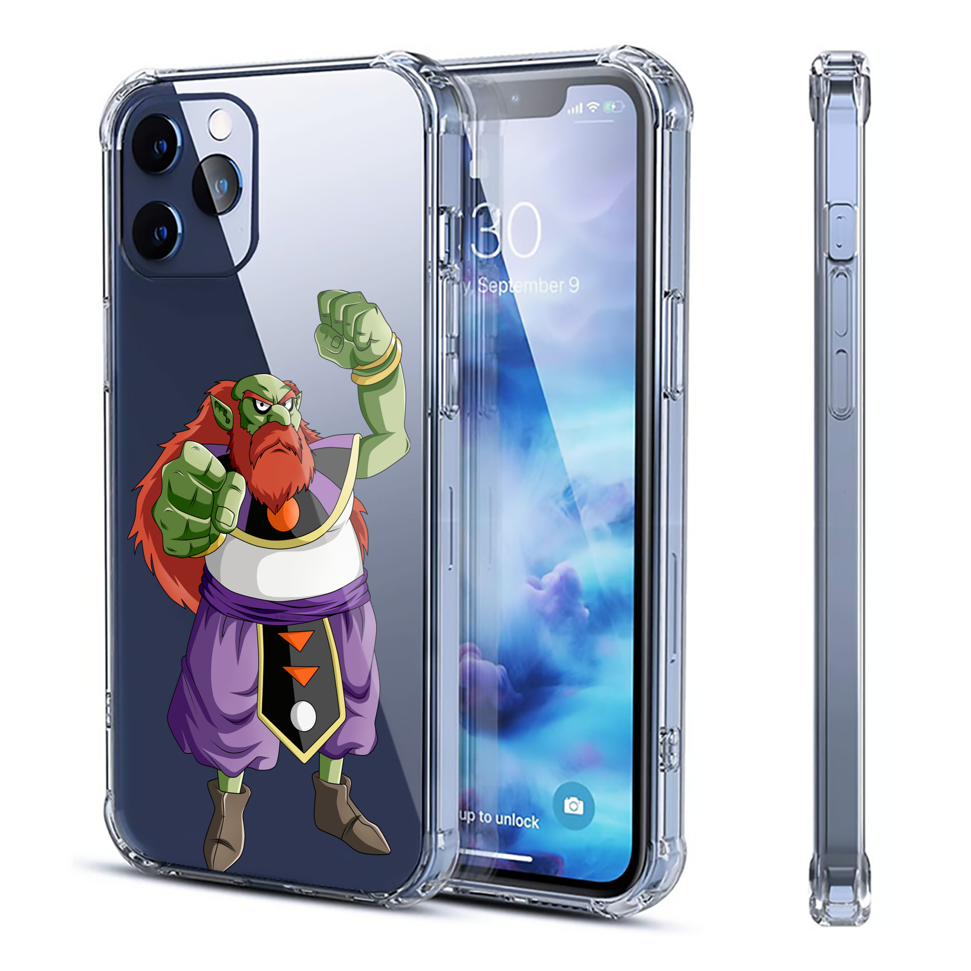 （画像用） ドラゴンボール DRAGON BALL 【iPhone 12シリーズ対応】透明スマホケース（クリアソフトケース）